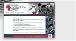 Desktop Screenshot of metallicaafrica.co.za